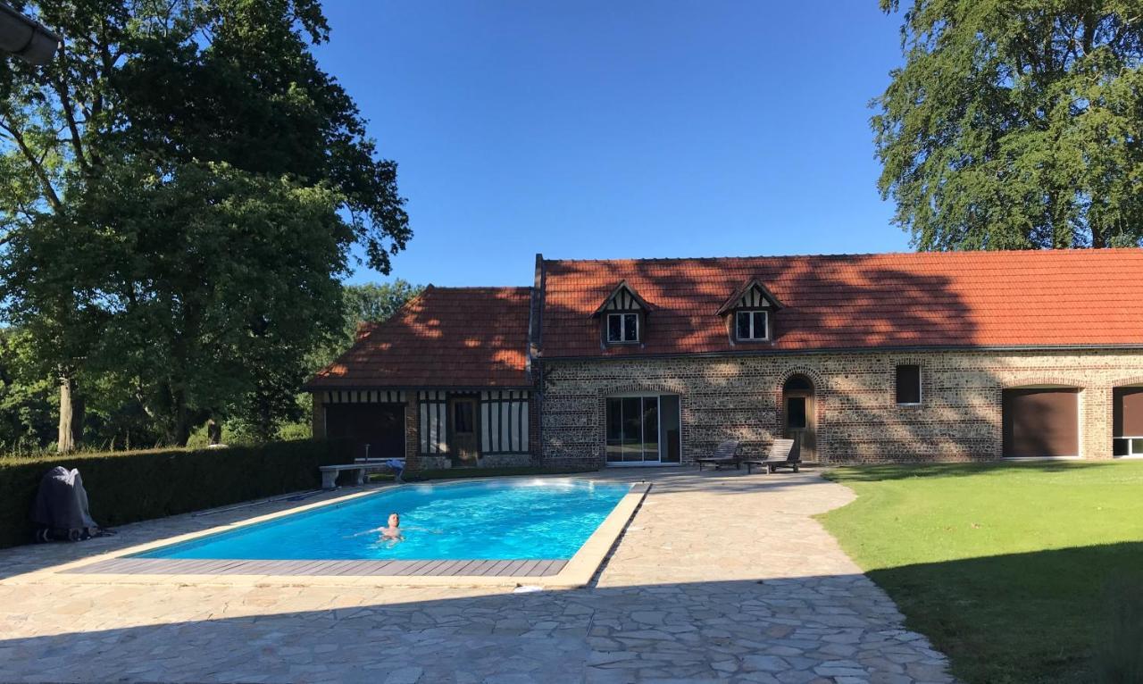 Clos Celeste - Campagne D Etretat Avec Piscine Et Spa Ecrainville Экстерьер фото