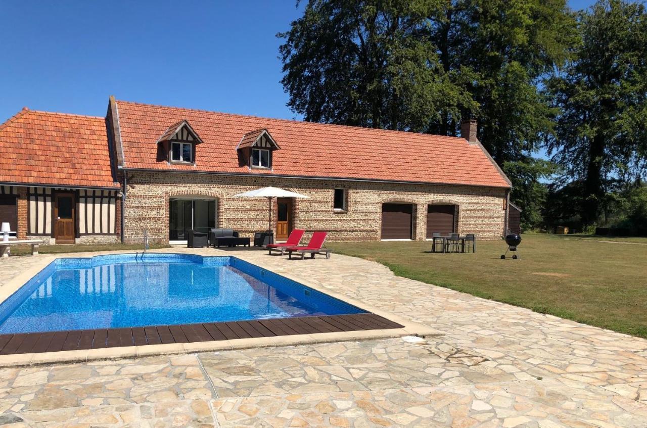Clos Celeste - Campagne D Etretat Avec Piscine Et Spa Ecrainville Экстерьер фото